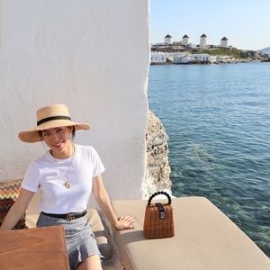 MINAUDIÈRE BAG WITH BRAIDED HANDLE